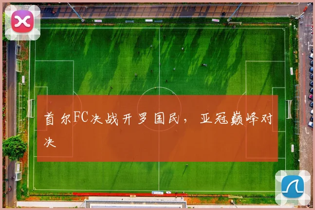 首尔FC决战开罗国民，亚冠巅峰对决